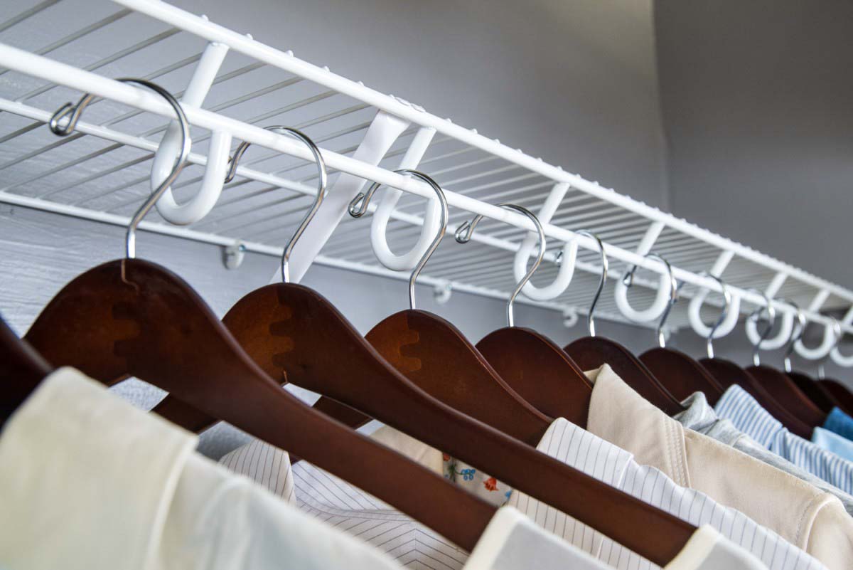 Wall Mount and Ventilated Wire Closet Shelving for Builders Organized
