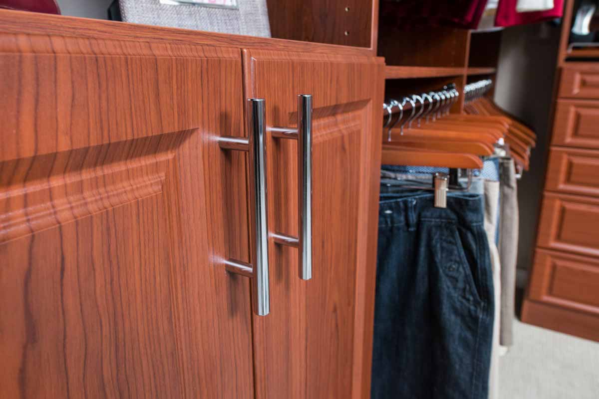 Organized Living Closet systems and storage for home organization