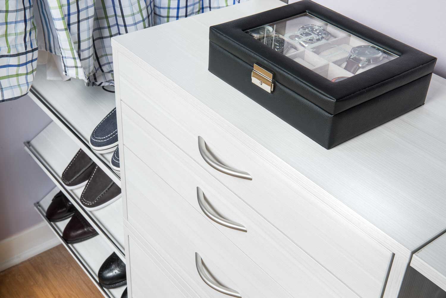 Organized Living freedomRail adjustable shelving