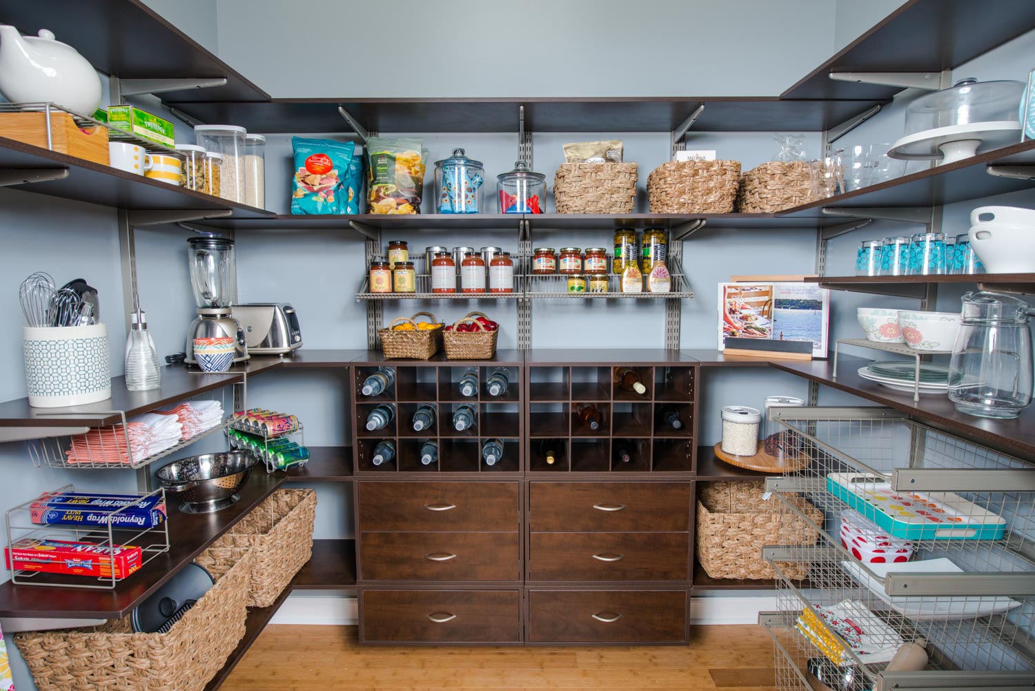 Organized Living freedomRail adjustable shelving Organized Living freedomRail adjustable shelving