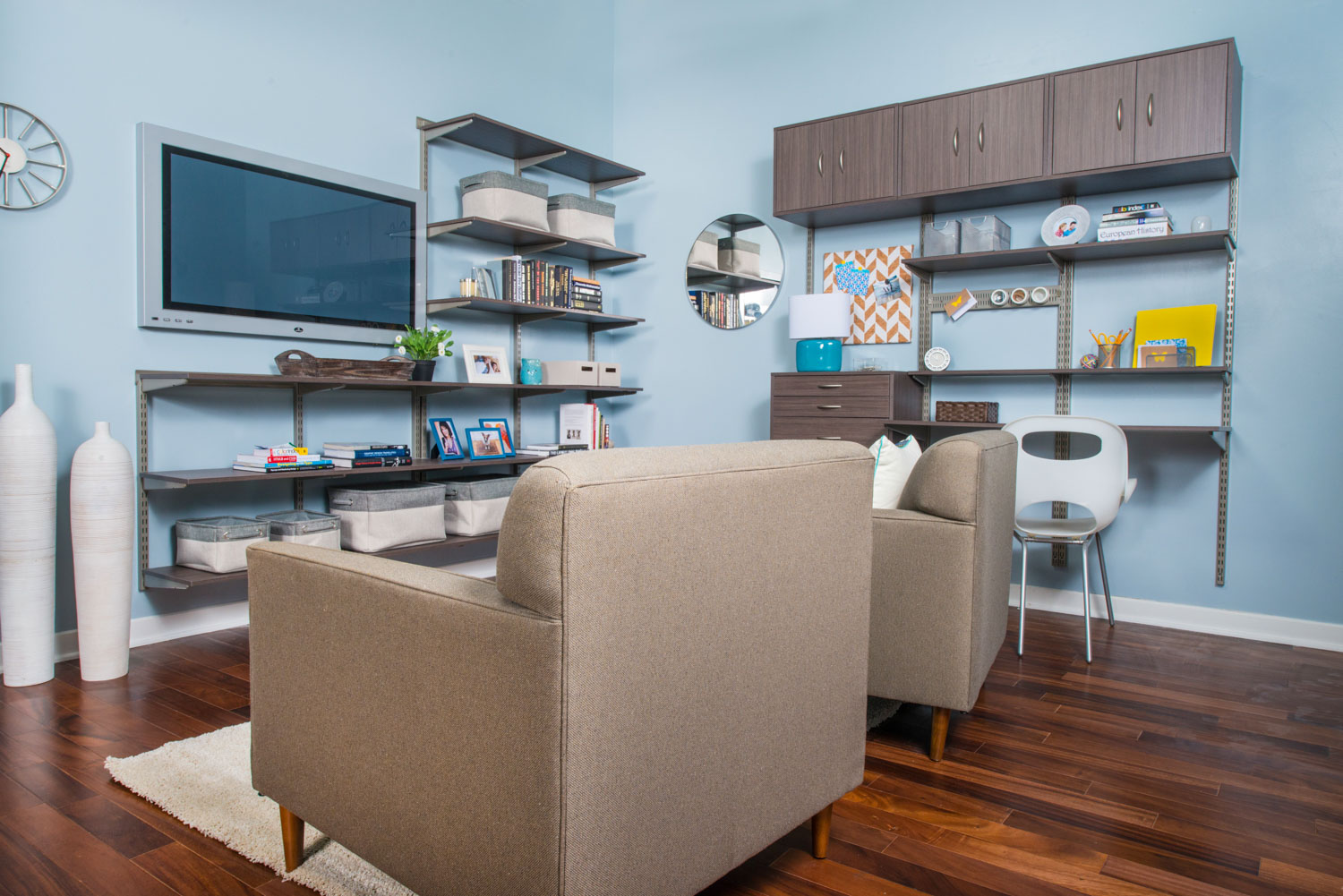 Organized Living freedomRail adjustable shelving