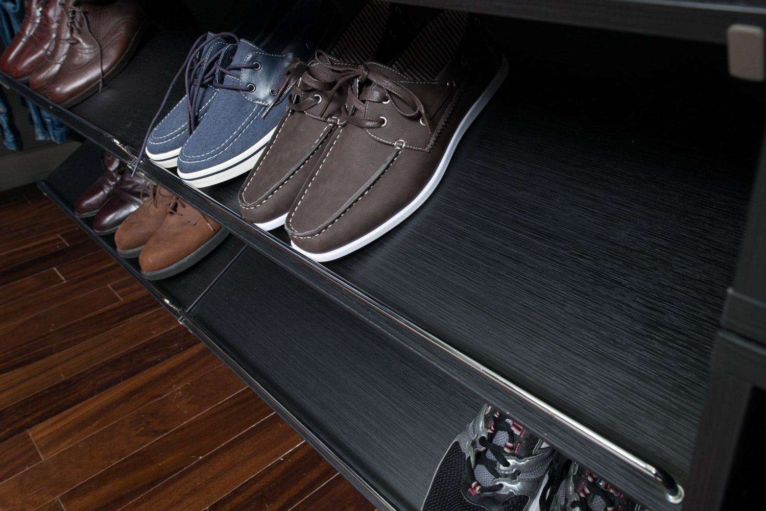 Organized Living freedomRail adjustable shelving