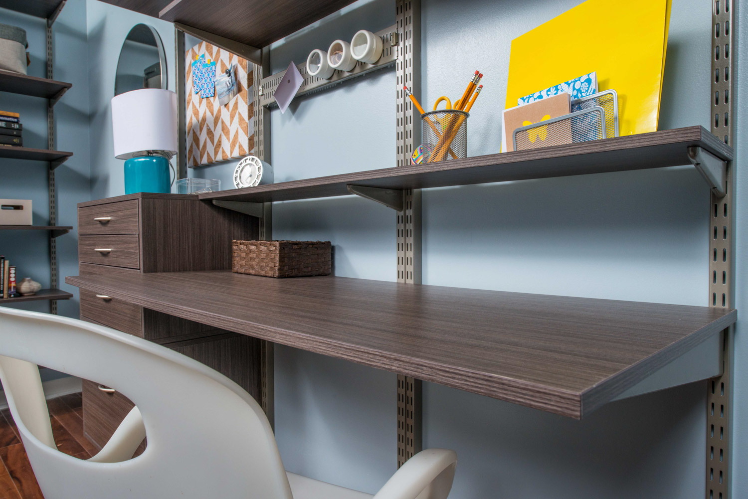 Organized Living freedomRail adjustable shelving