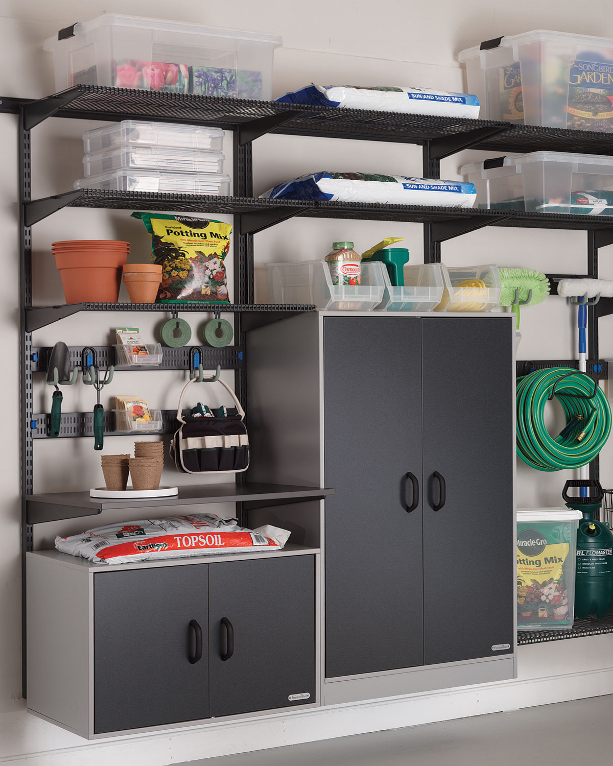 modern garage storage on Organized Living Garage Storage