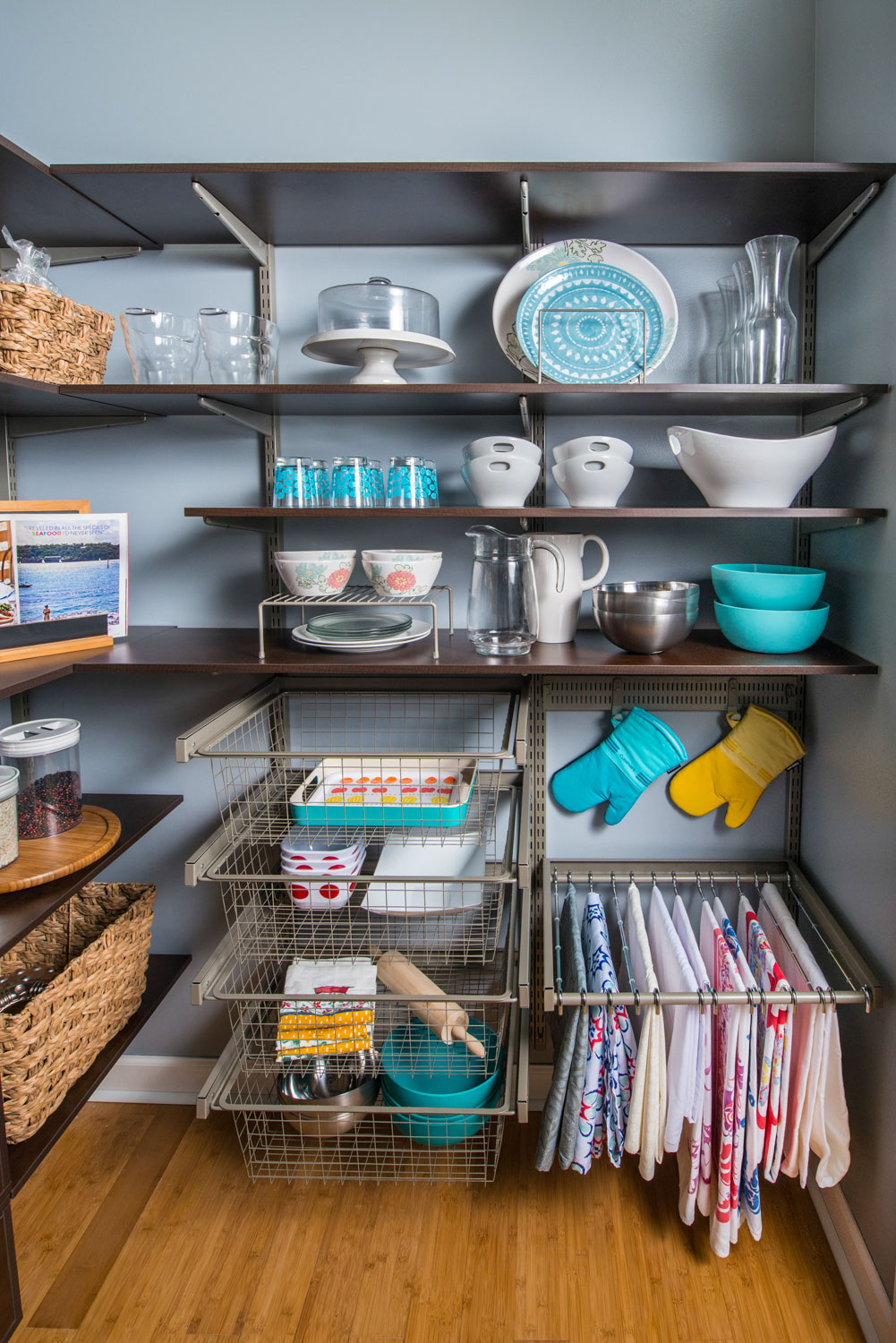 Organized Living Pantry Shelving